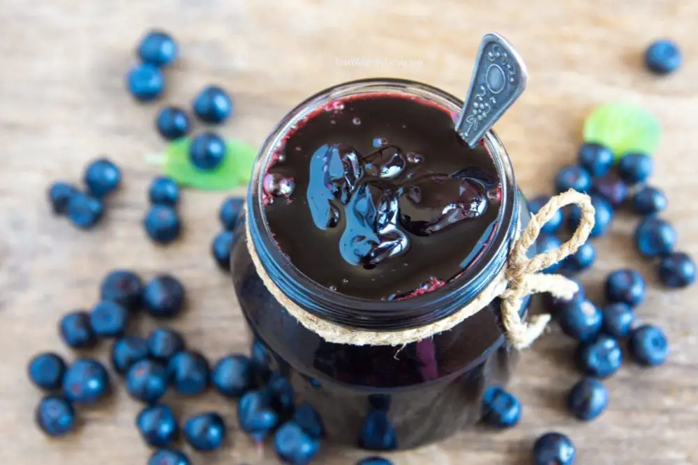 2 Minute Microwave Blueberry Sauce Recipe