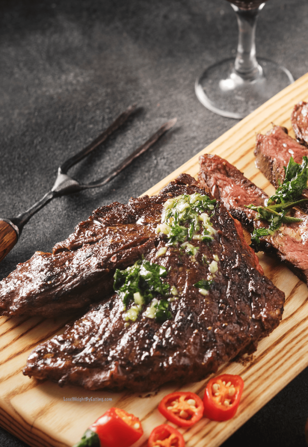 Grilled Hanger Steak Recipe with Chimichurri Sauce