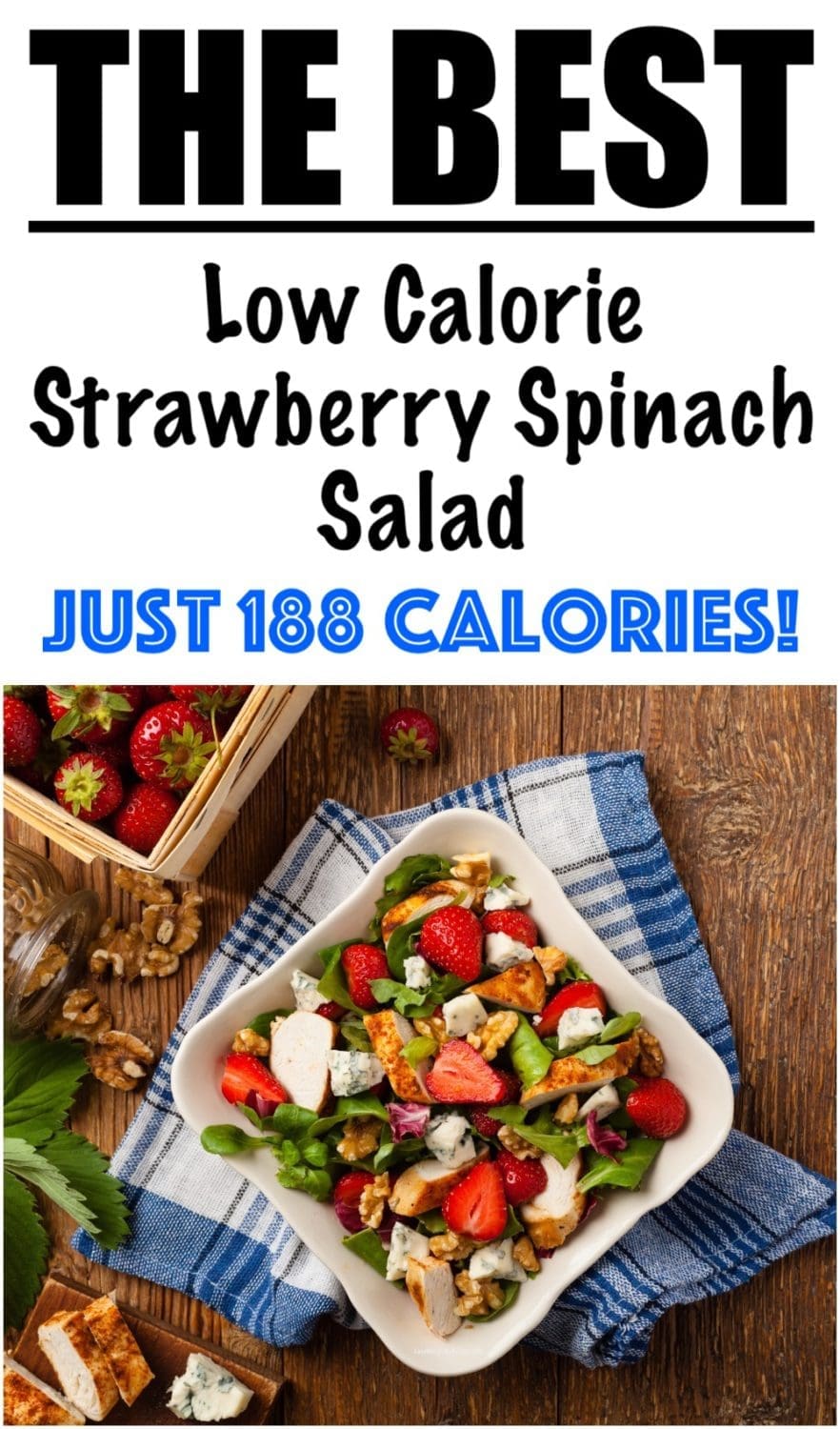 strawberry spinach salad recipe with chicken
