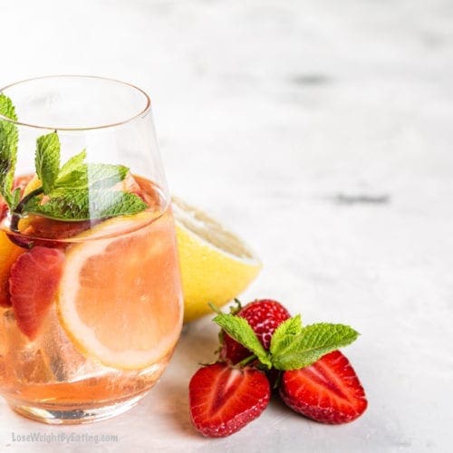 Lemon Strawberry Rosé Sangria Recipe