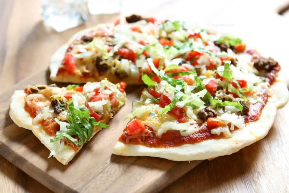 Healthy Taco Pizza Recipe