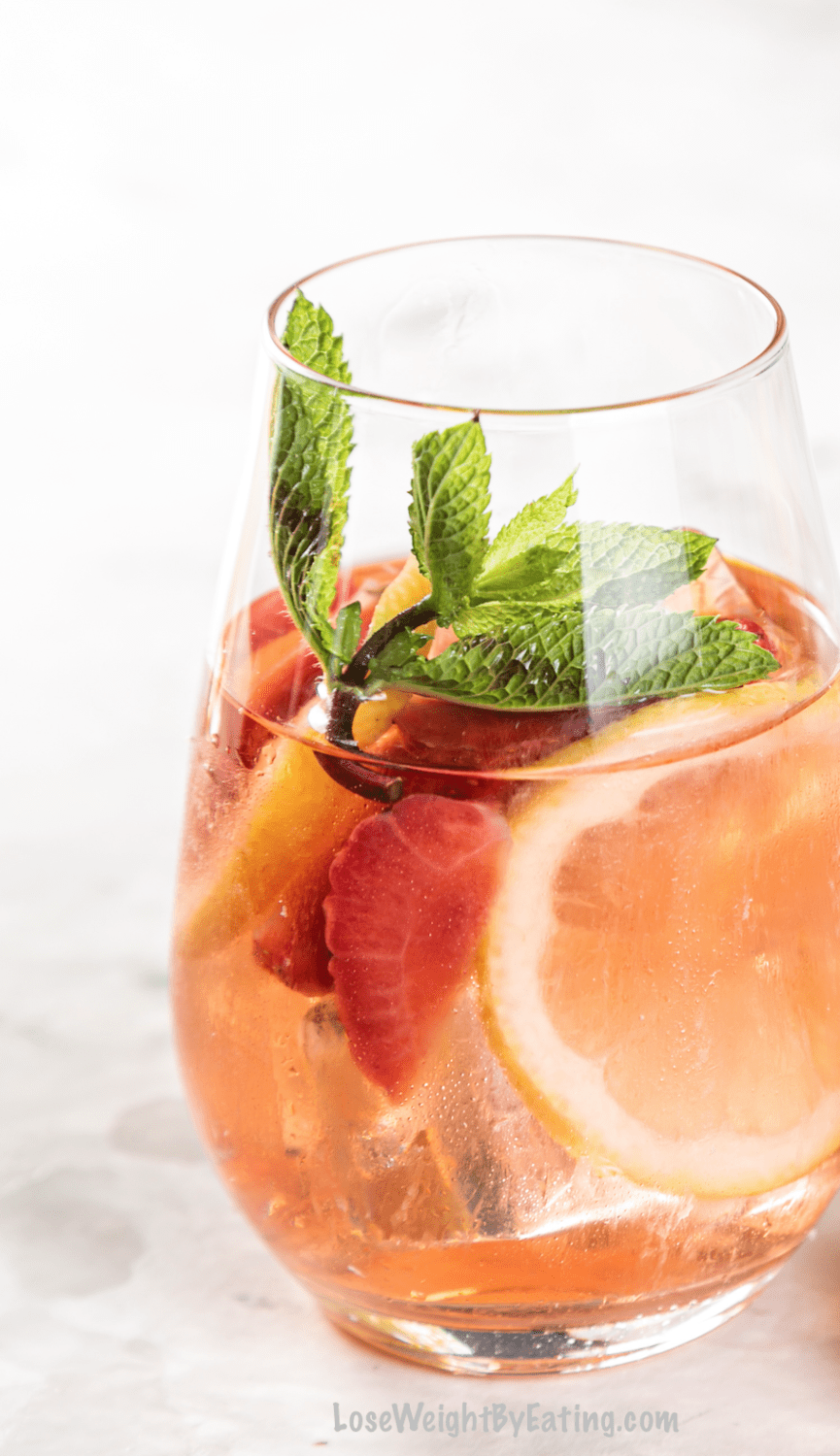 Lemon Strawberry Rosé Sangria Recipe