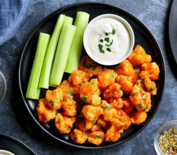 healthy Buffalo Cauliflower Bites Recipe