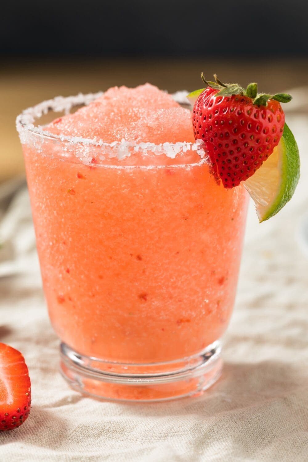 low calorie strawberry margaritas