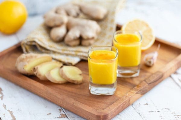 Homemade Ginger Shots for Immune System