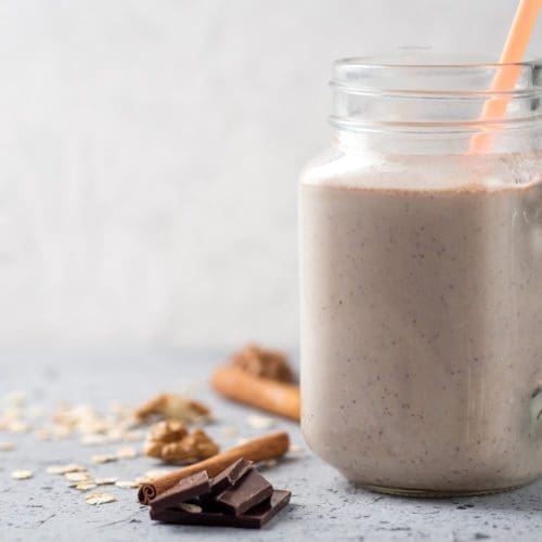 Chocolate Coffee Protein Shake for Weight Loss