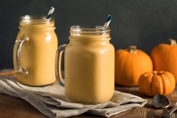 Low Calorie Protein Pumpkin Smoothie for Weight Loss