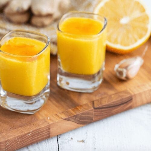 Homemade Ginger Shots for Immune System