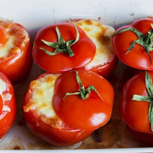 Chicken Parmesan Stuffed Tomatoes