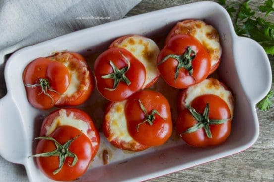 Chicken Parmesan Stuffed Tomatoes