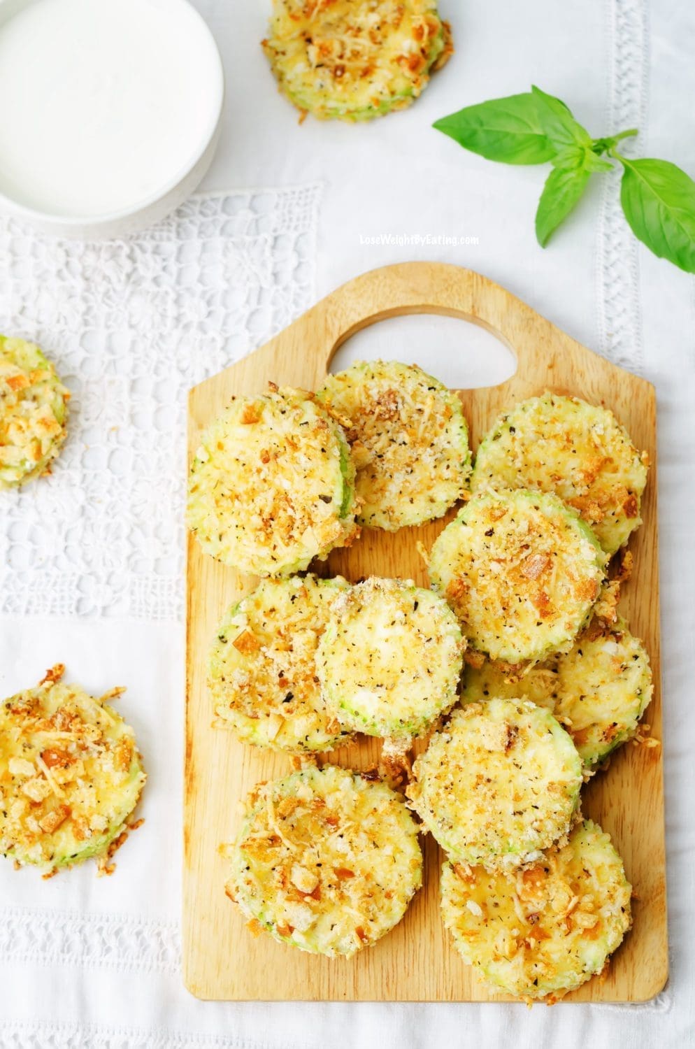 Air Fried Zucchini Parmesan Recipe