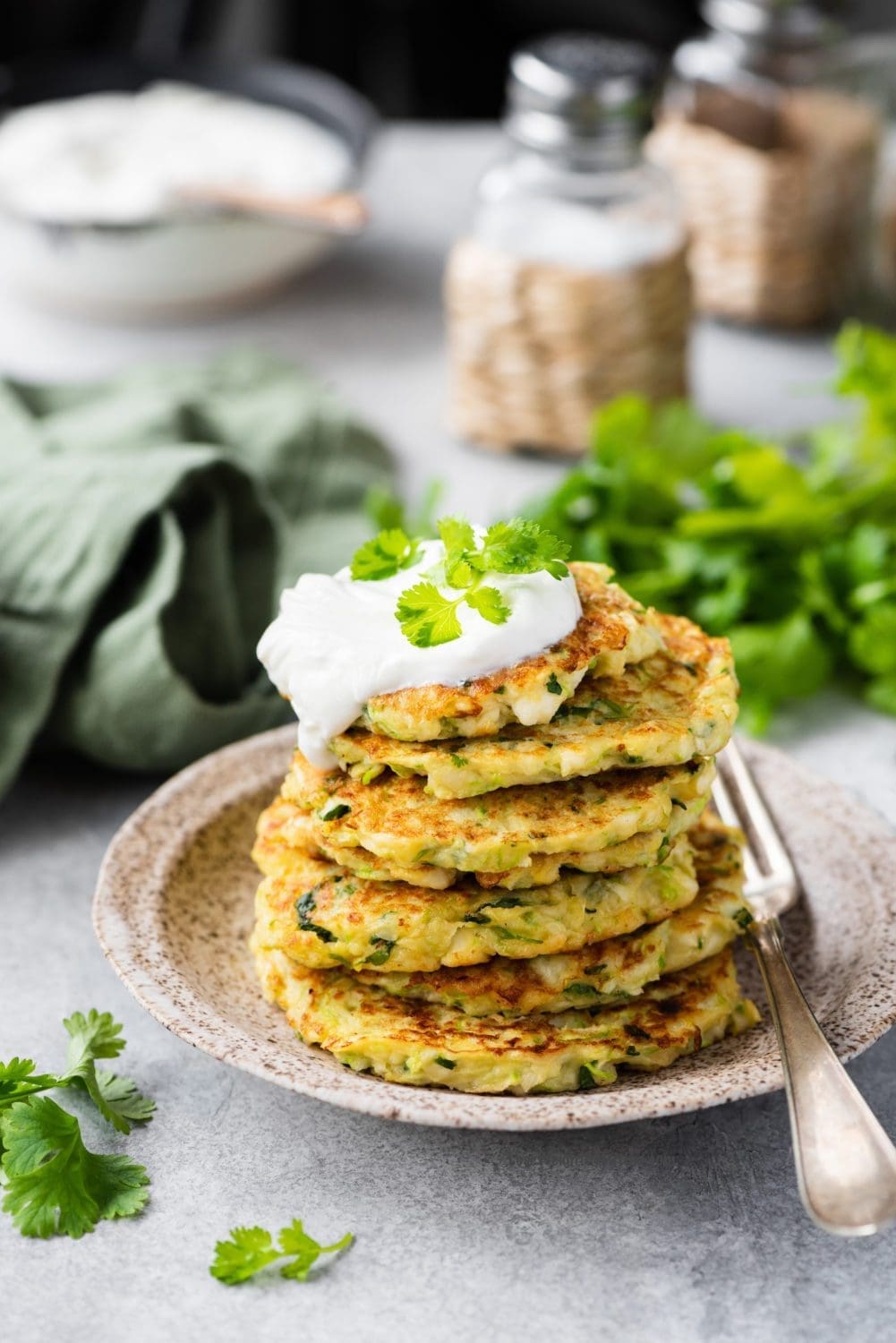 Baked Zucchini Fritters Recipe