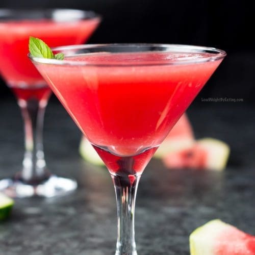 Watermelon Martini Cocktail Recipe