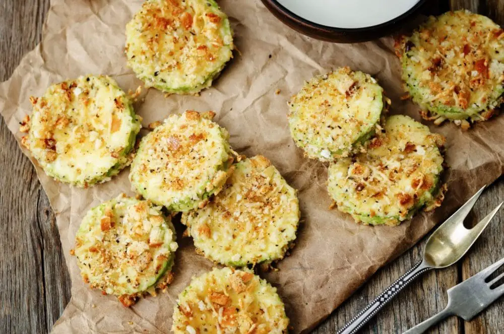 Air Fried Zucchini Parmesan Recipe