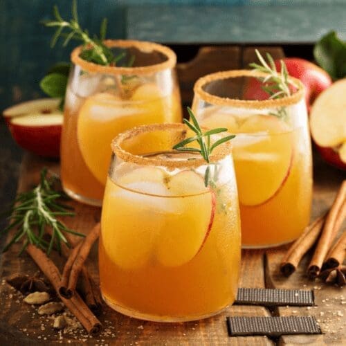 Spiced Rum Apple Cider Cocktail