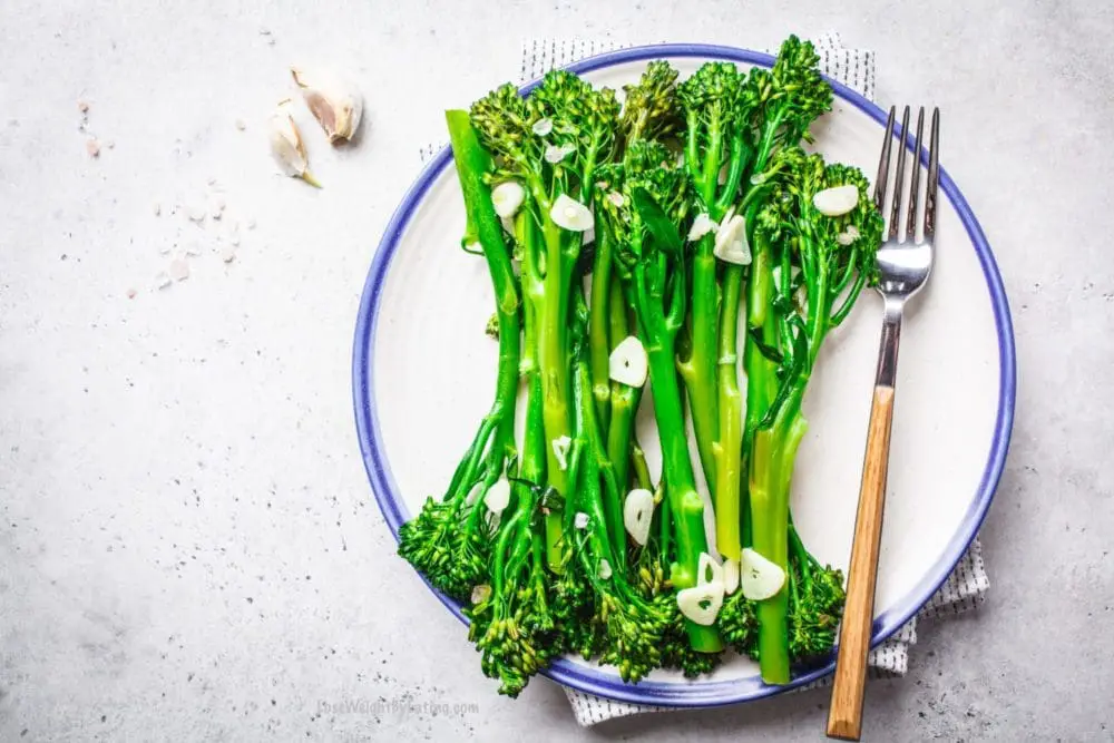 Oven Roasted Broccolini with Garlic and Lemon