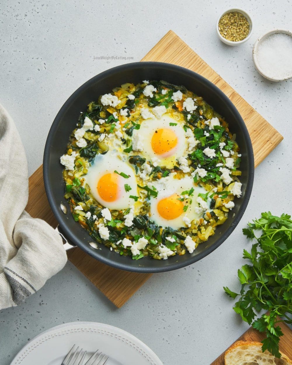 Green Shakshuka with Feta