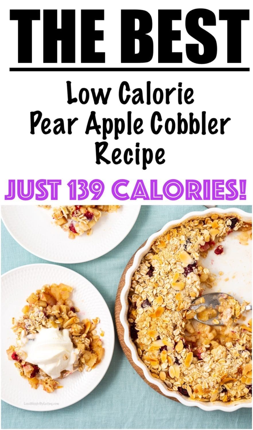 Pear Apple Cobbler Recipe