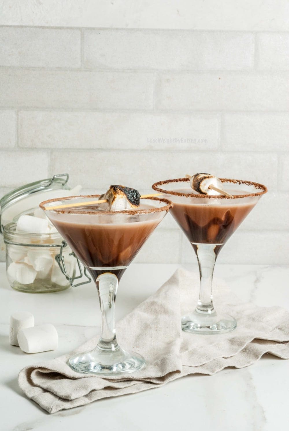 S'mores Chocolate Martini Recipe