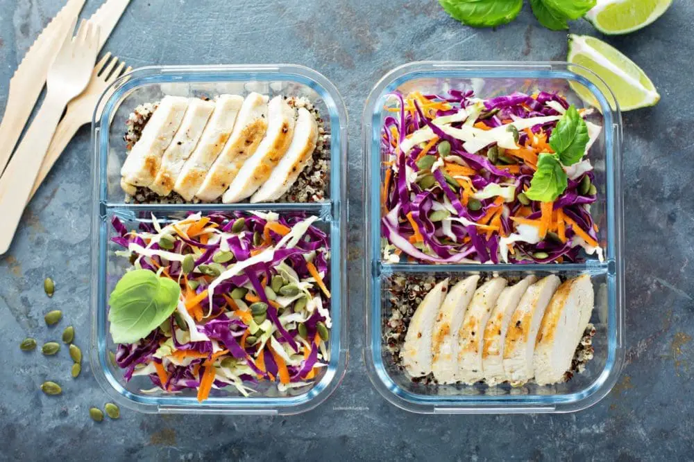 Meal Prep Chicken Quinoa Slaw