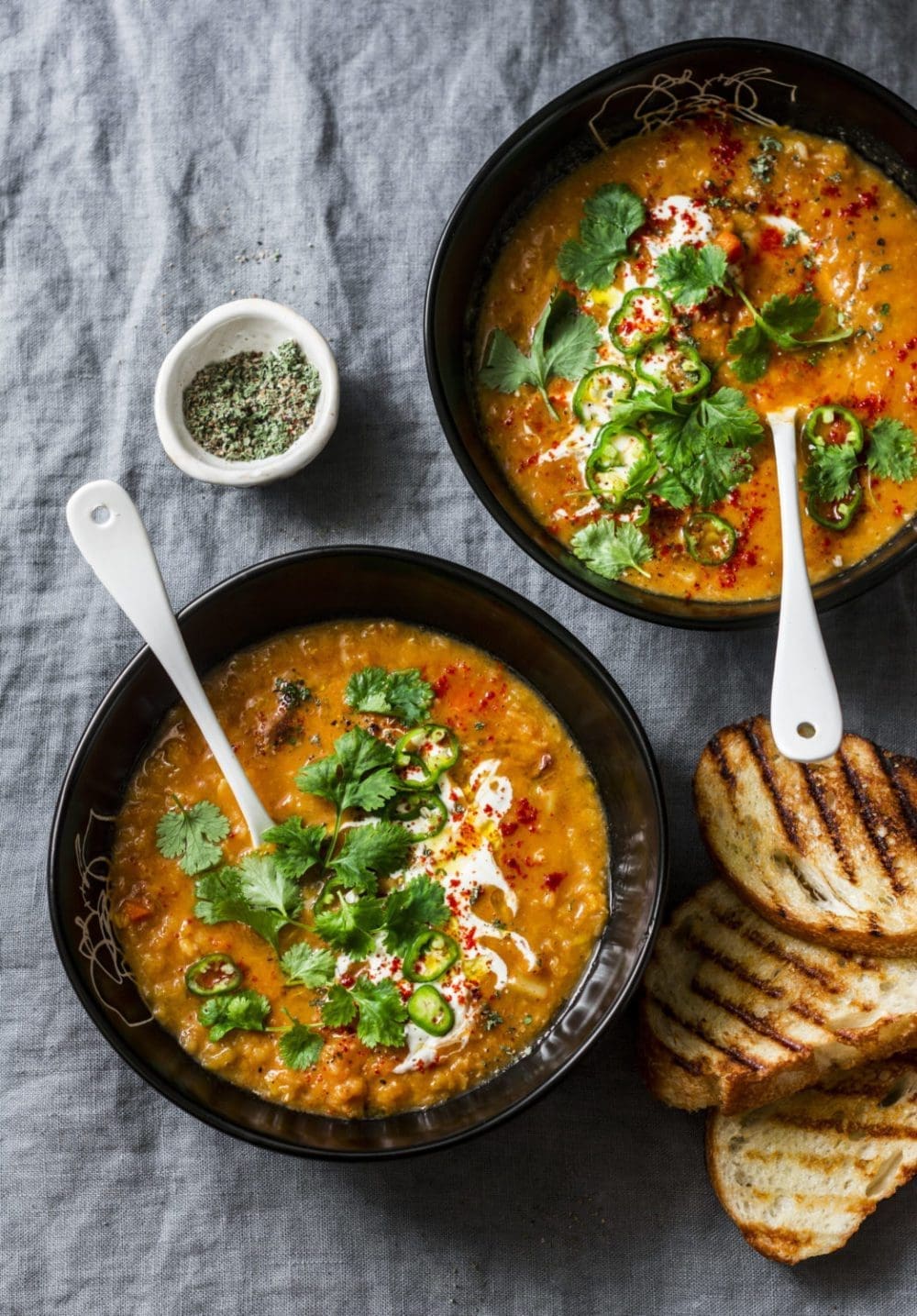 Curried Lentil Soup in Slow Cooker