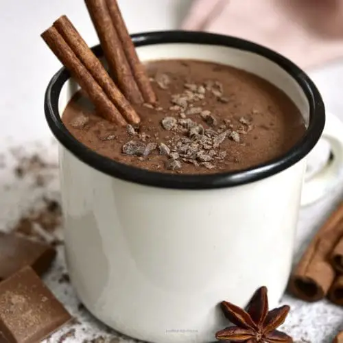 Homemade Hot Chocolate with Protein Powder