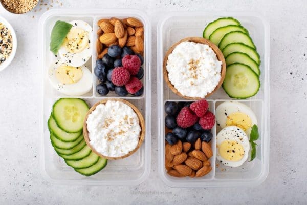 Cottage Cheese Meal Prep Snack Boxes