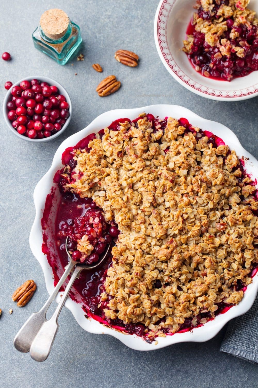 Low Calorie Cranberry Crisp