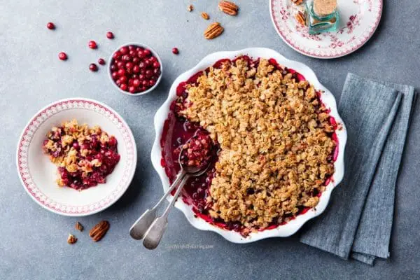 Low Calorie Cranberry Crisp