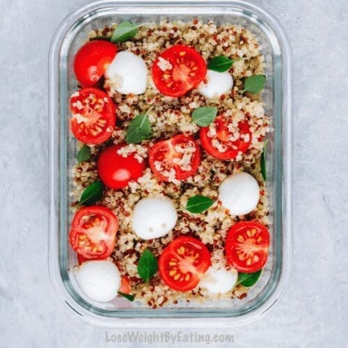 Vegetarian Meal Prep Lunch for Work