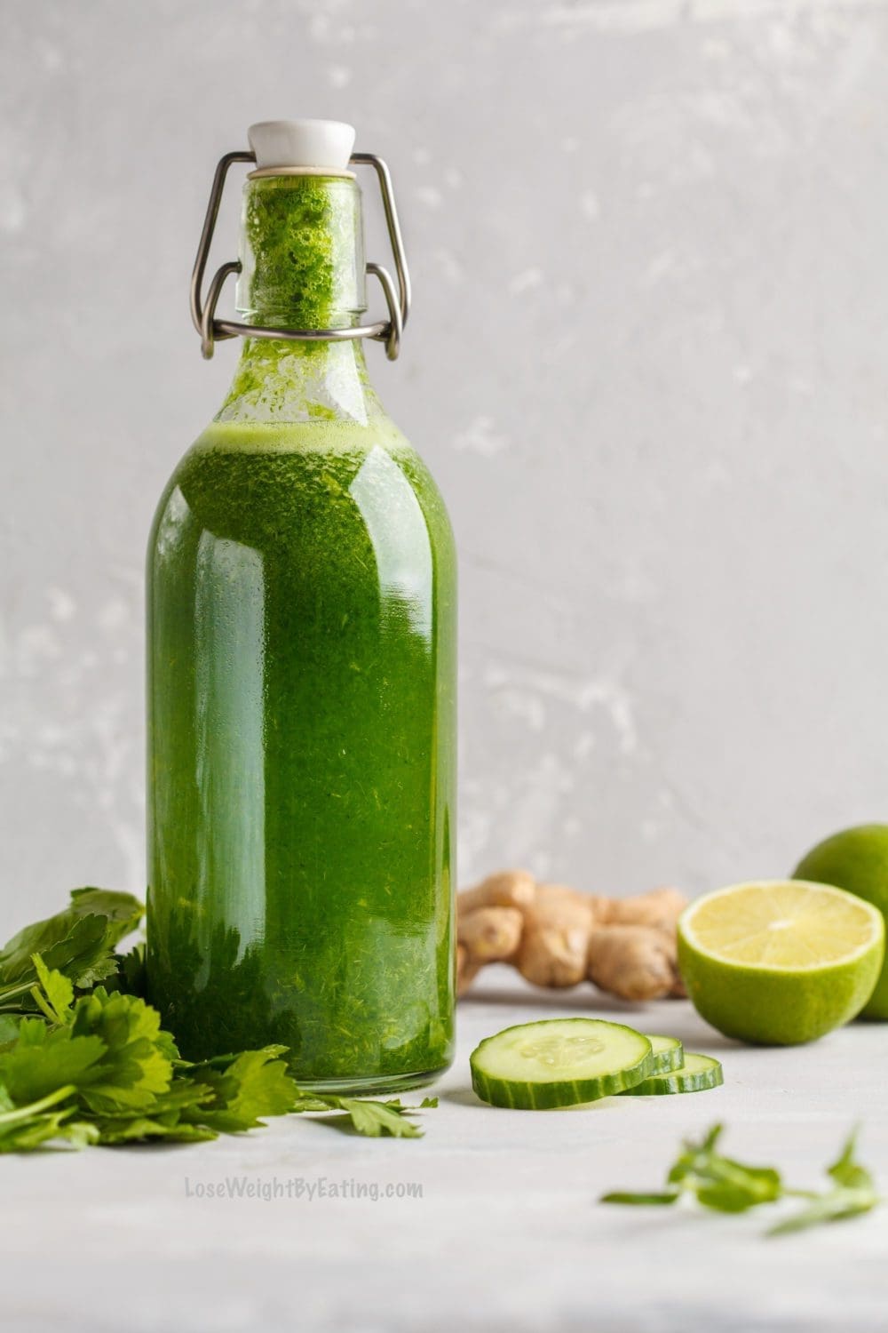 Healthy Green Juice Shots