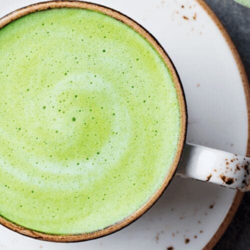 Healthy Vanilla Matcha Latte Recipe