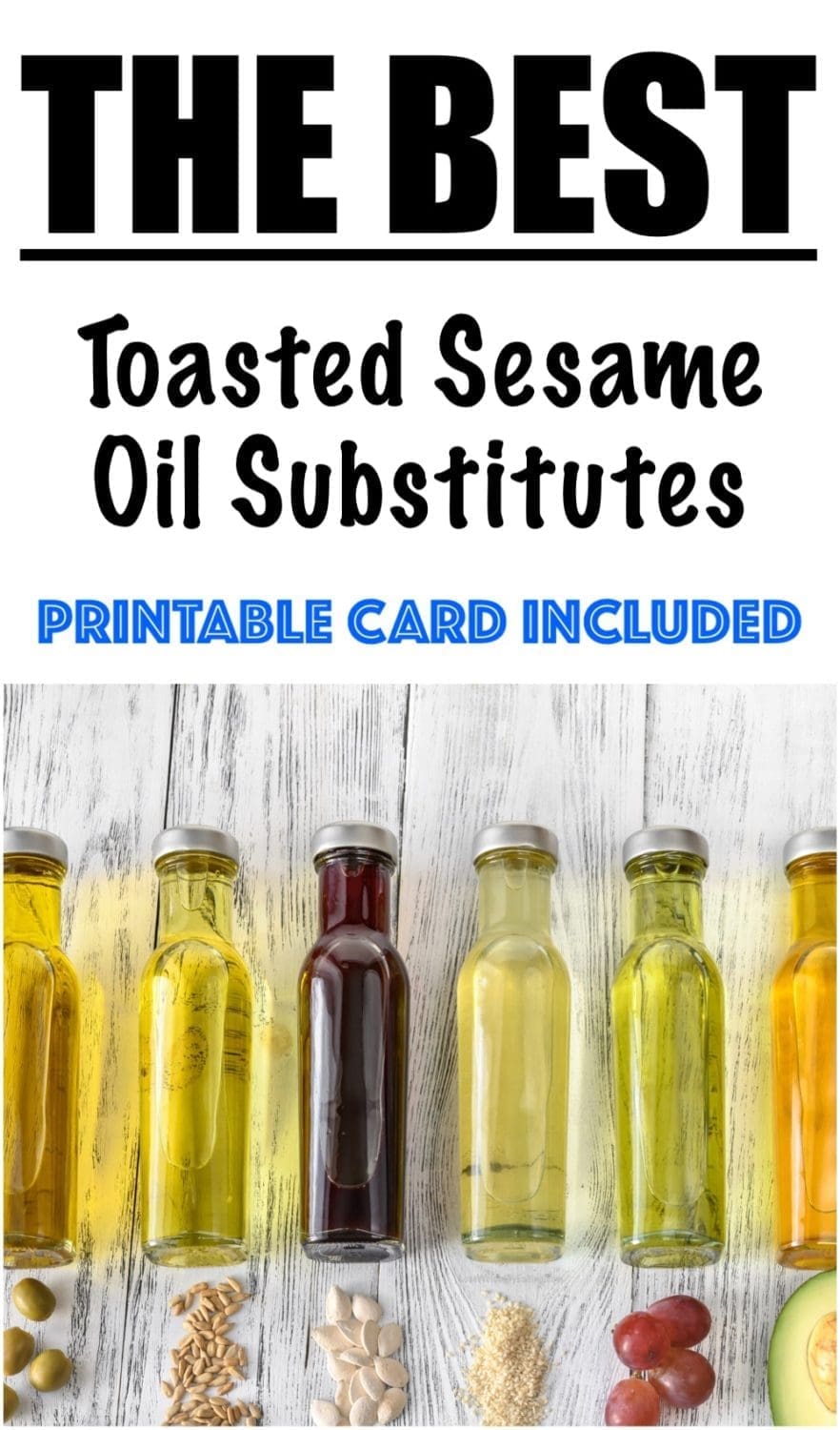 Sesame Oil Substitutes