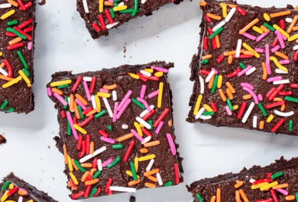 low calorie frosted brownies