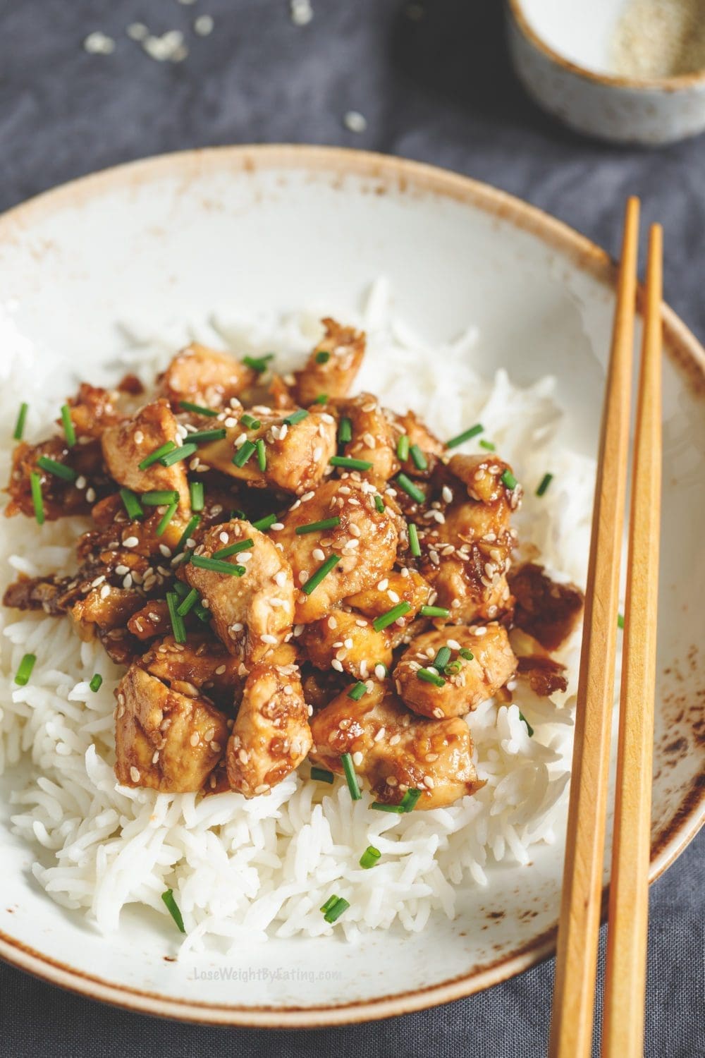 Healthy Chinese Sesame Chicken Recipe