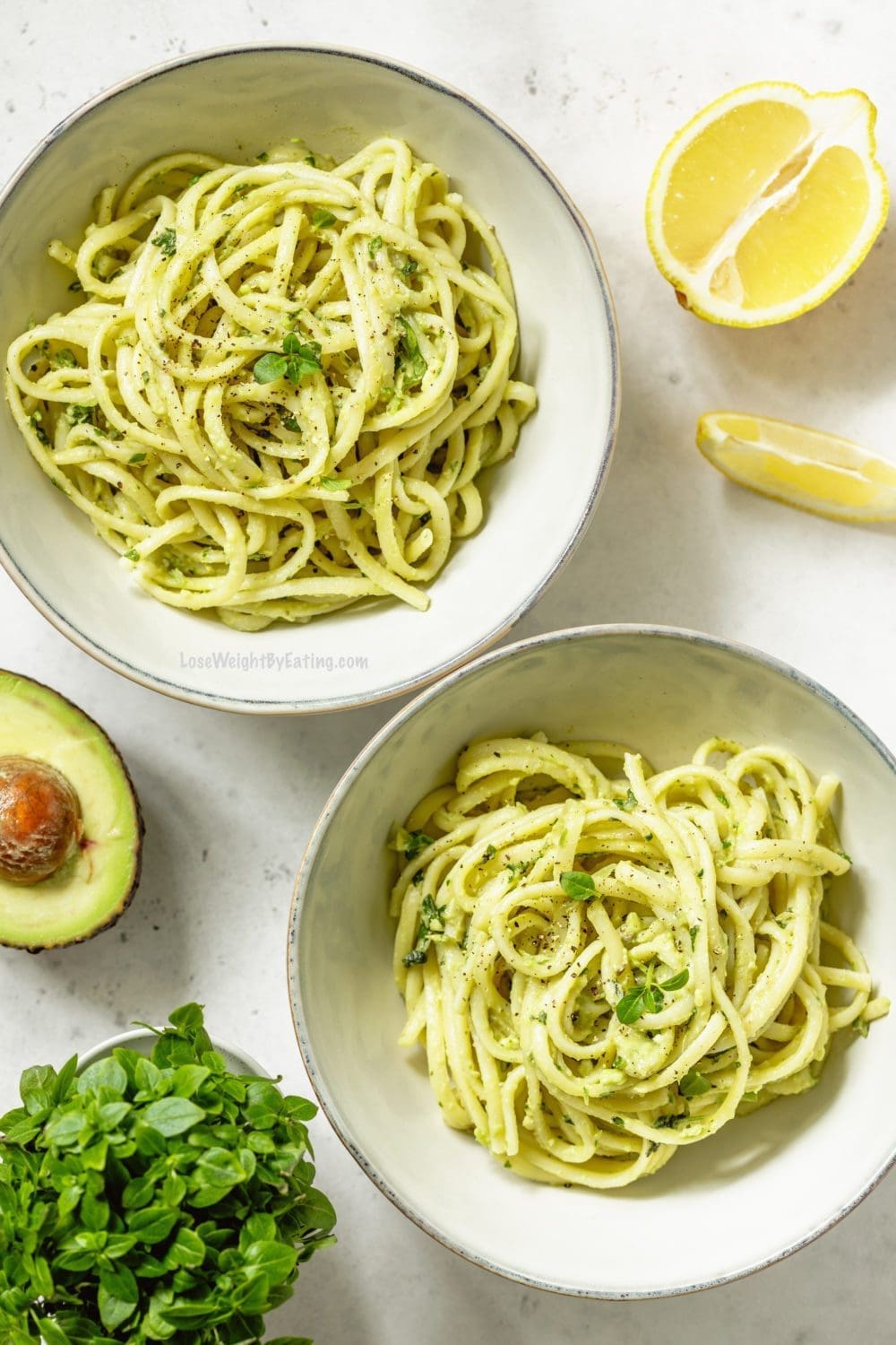 Healthy Pesto Avocado Pasta Sauce