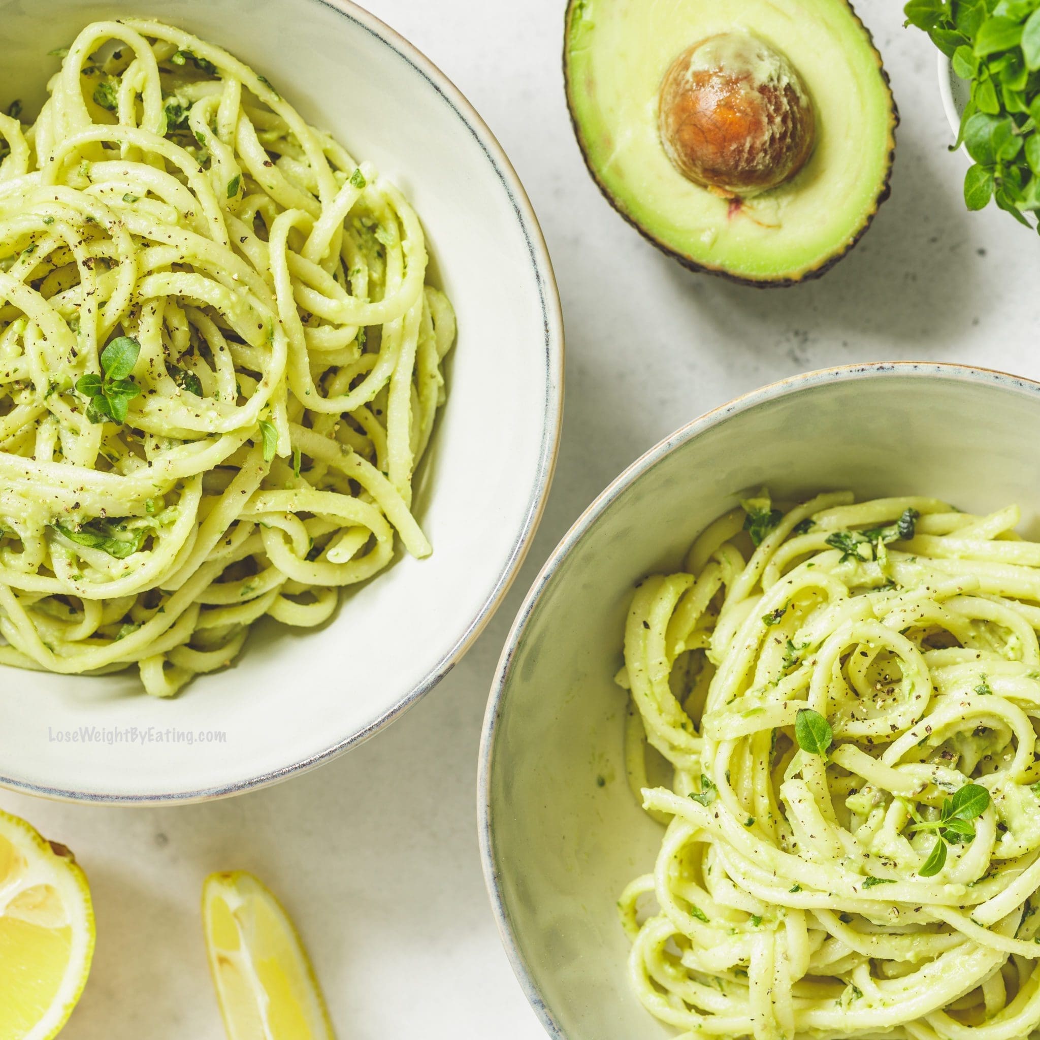 Healthy Pesto Avocado Pasta Sauce