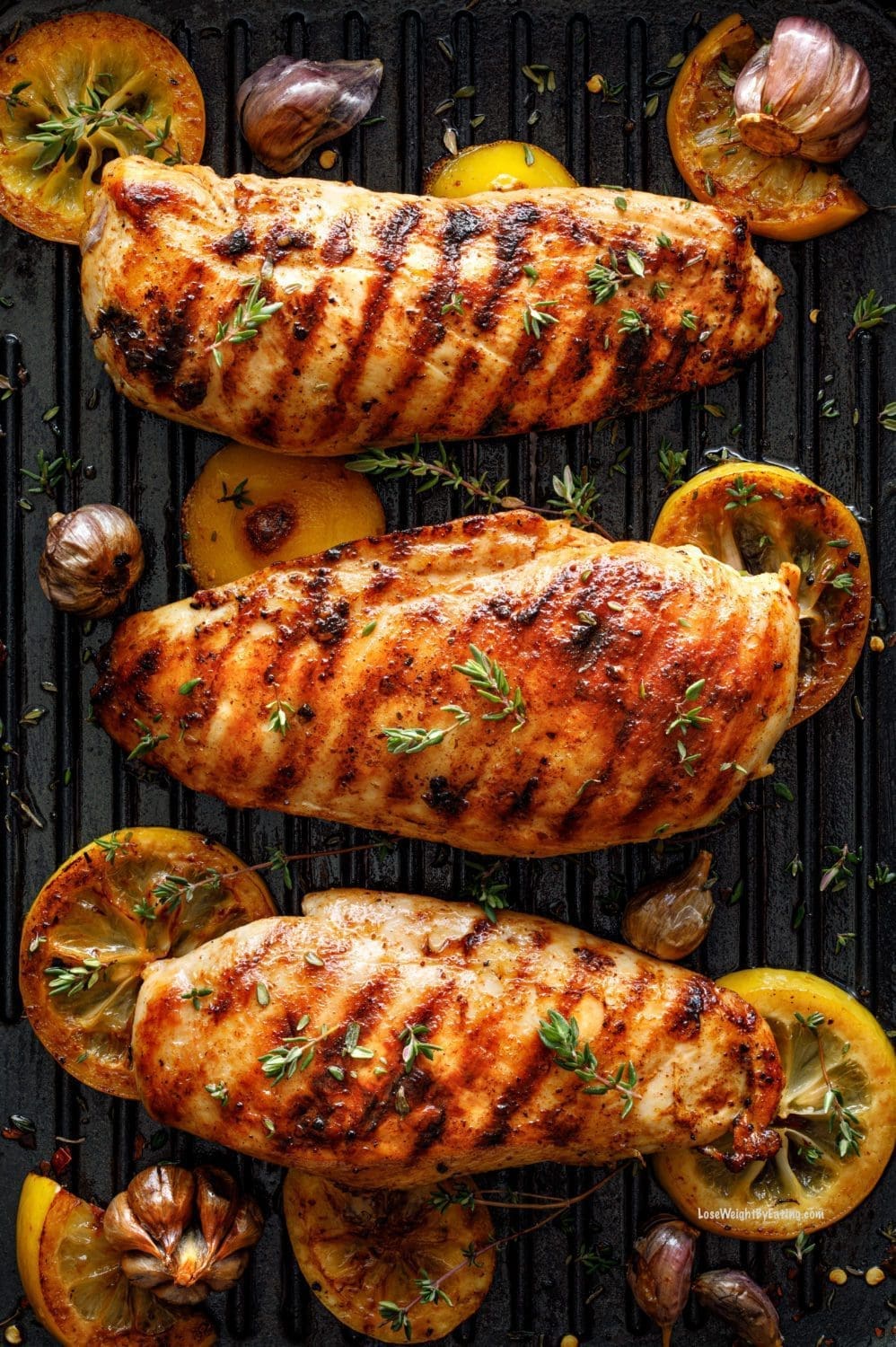 grilled chicken breasts