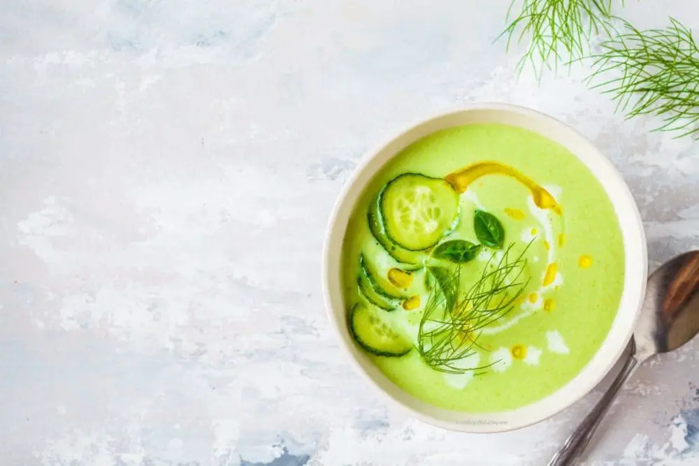 Cucumber Honeydew Cold Summer Soup