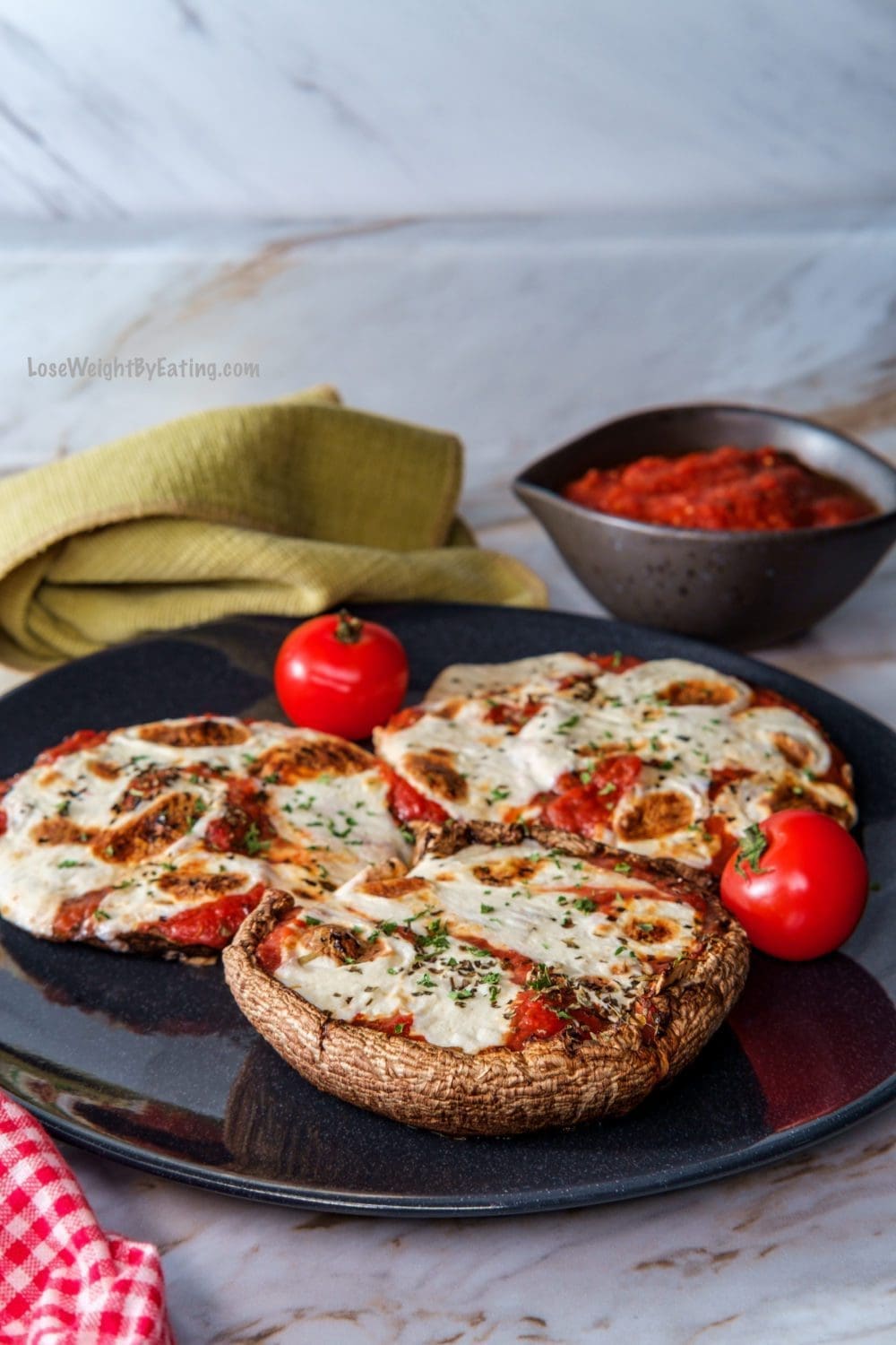 Portobello Mushroom Pizzas