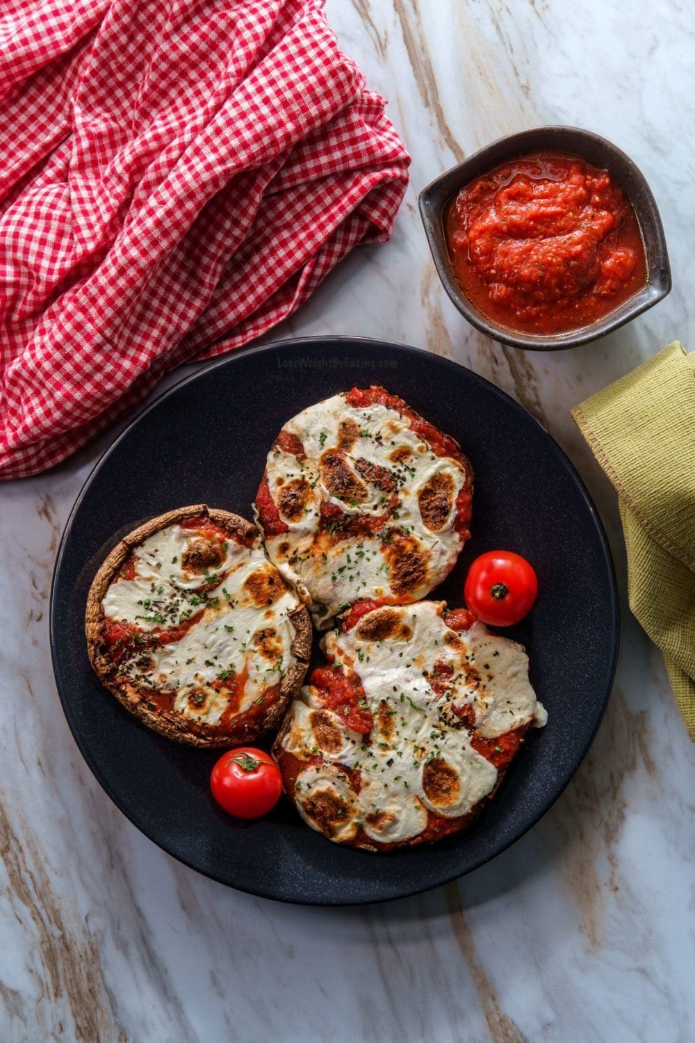 Portobello Mushroom Pizzas