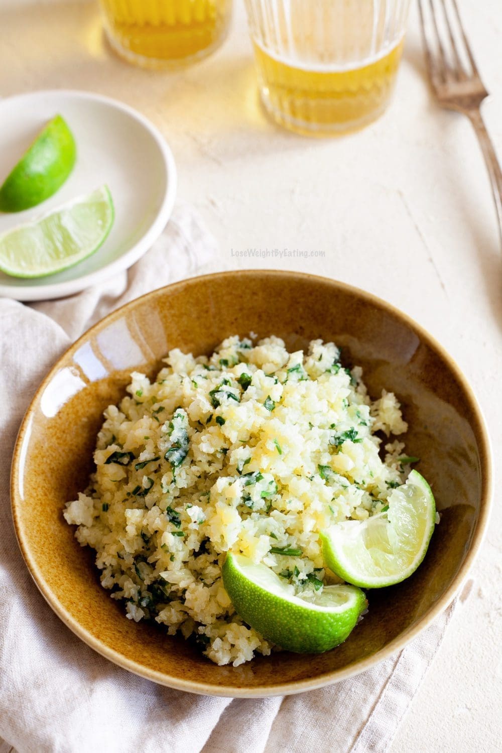 Cilantro Lime Cauliflower Rice