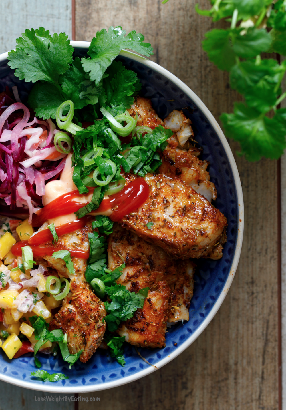 Healthy Fish Taco Bowl