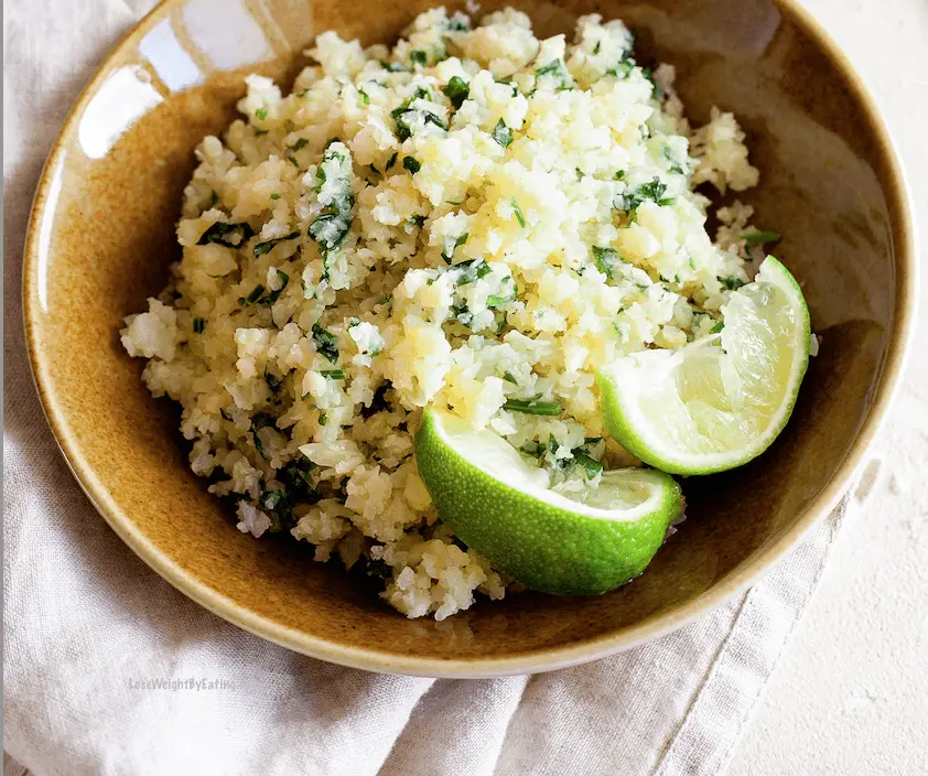 Cilantro Lime Cauliflower Rice