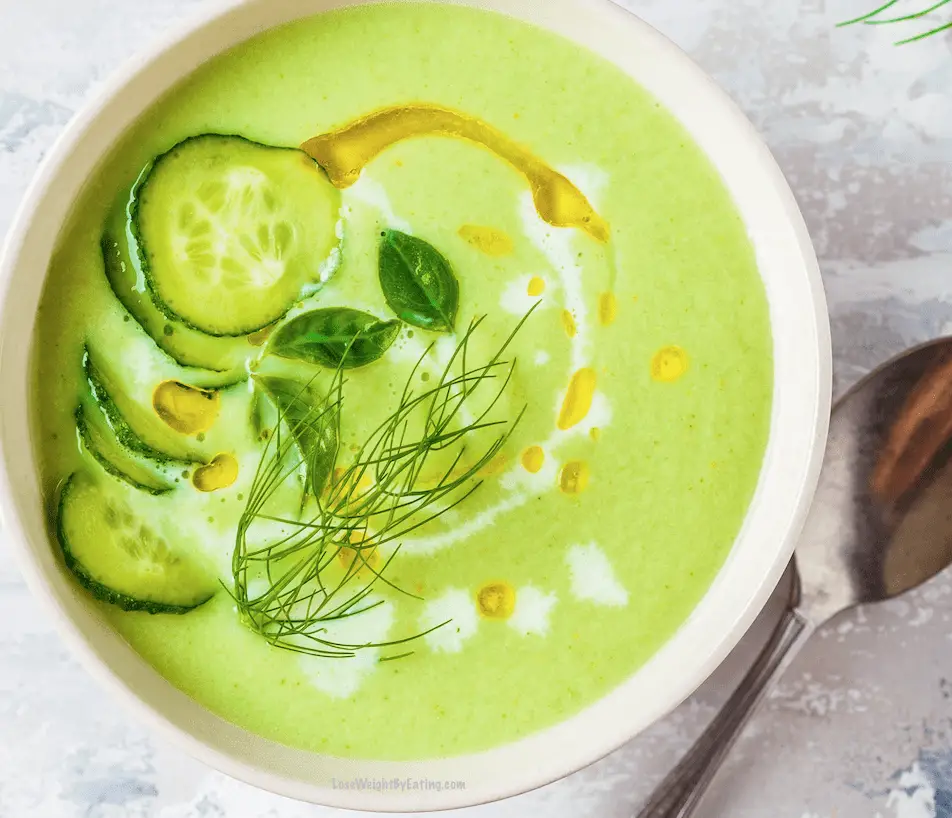 Cucumber Honeydew Cold Summer Soup