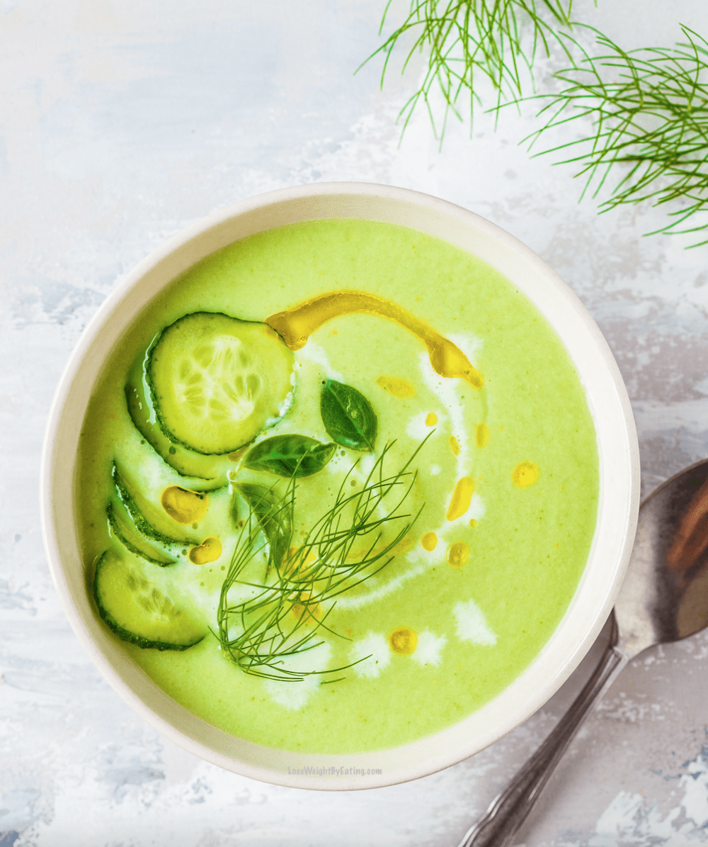 Cucumber Honeydew Cold Summer Soup