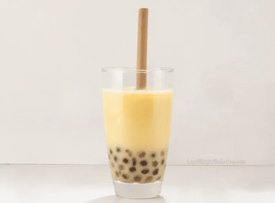 low calorie mango boba