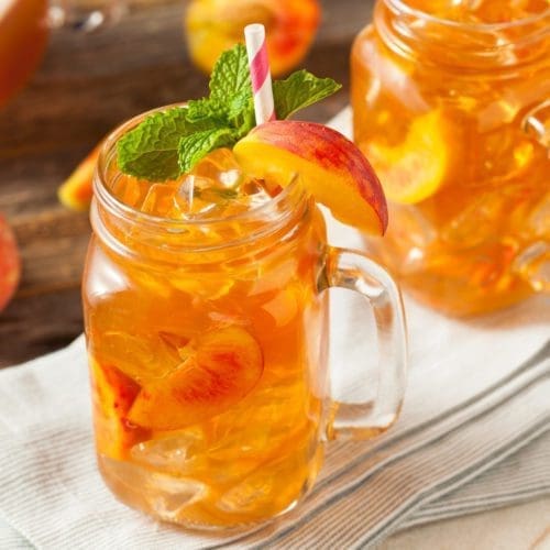 Sweet Peach Iced Tea