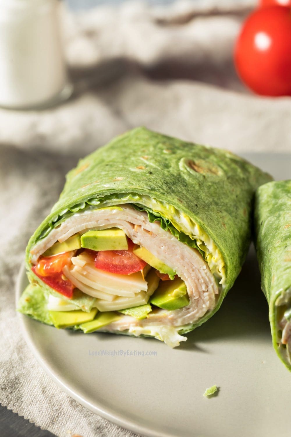 Healthy Turkey Spinach Wrap Recipe