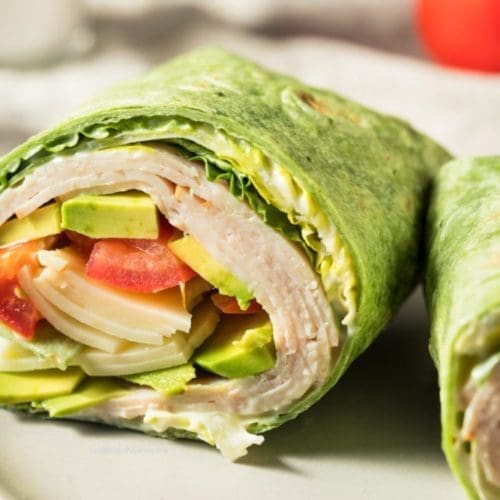 Healthy Turkey Spinach Wrap Recipe